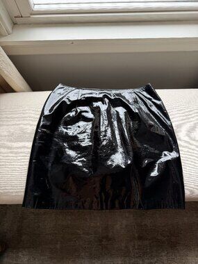 Vintage CK Skirt Pleather